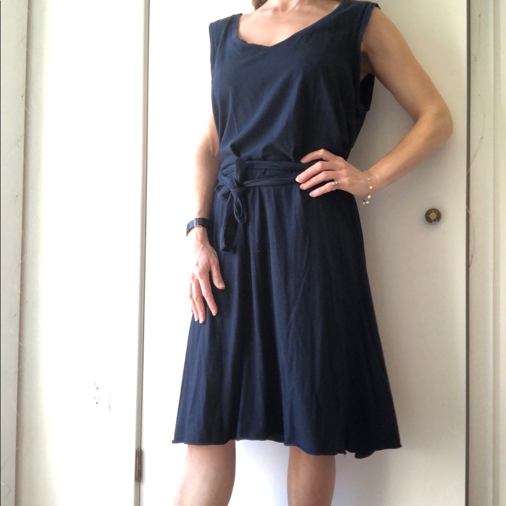 CP Shades Blue Dress with Belt